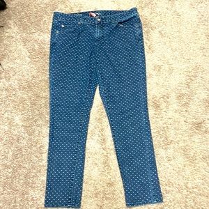 Merona polka dot skinny jeans!!
